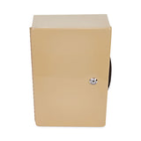 Heavy Duty Fire Retardant Box, 1 Compartment, 12.75 X 8.25 X 4, Sand