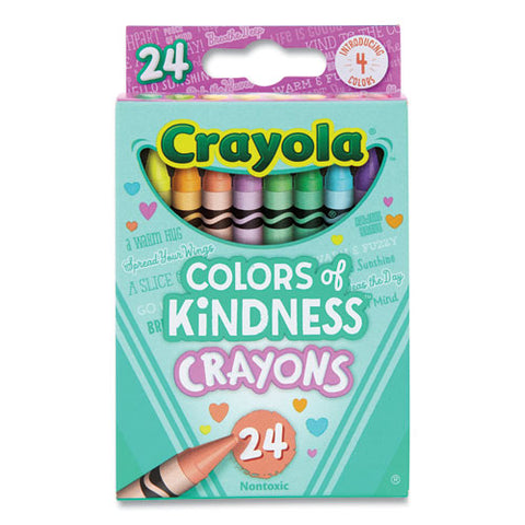 Colors Of Kindness Crayons, Assorted, 24/pack