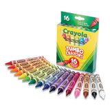 Jumbo Crayons, Assorted, 16/box