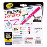 Take Note Dry-erase Markers, Broad, Chisel Tip, Assorted, 12/pack