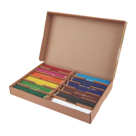 Watercolor Pencil Classpack, 3.3 Mm, Assorted Lead And Barrel Colors, 240/pack