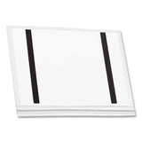 Magnetic Water-resistant Sign Holder, 8.5 X 11, Clear Frame, 5/pack