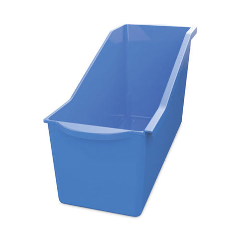 Antimicrobial Book Bin, 14.2 X 5.34 X 7.35, Blue