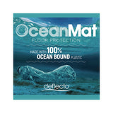 Oceanmat Hard Floor Chair Mat, 45 X 53, Lipped, Clear