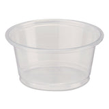 Plastic Souffle/portion Cups, 2 Oz, Clear, 200/sleeve, 12 Sleeves/carton