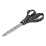 Everyday Scissors, 8" Long, 3.25" Cut Length, Black Straight Handle, 6/pack