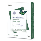 Premium Laser Print Paper, 98 Bright, 28 Lb Bond Weight, 8.5 X 11, White, 500/ream, 8 Reams/carton, 32 Cartons/pallet