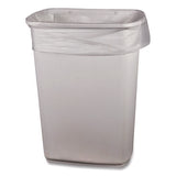 High-density Waste Can Liners, 33 Gal, 11 Mic, 33 X 40, Natural, Roll, 25 Bags/roll, 20 Rolls/carton