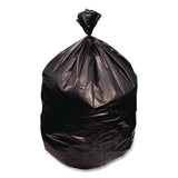 High-density Waste Can Liners, 33 Gal, 16 Mic, 33 X 40, Black, Roll, 250/carton