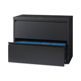 Lateral File Cabinet, 2 Letter/legal/a4-size File Drawers, Charcoal, 36 X 18.62 X 28