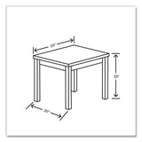 80000 Laminate Occasional End Table, Rectangular, 24w X 20d X 20h, Pinnacle