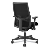 Ignition 2.0 4-way Stretch Mid-back Mesh Task Chair, Supports Up To 300 Lb, 17" To 21" Seat Height, Black