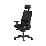 Ignition 2.0 4-way Stretch Mesh Back And Seat Task Chair, Supports Up To 300 Lb, 17" To 21" Seat, Black Seat, Black Base