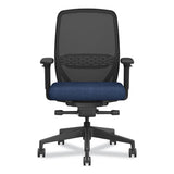 Nucleus Series Recharge Task Chair, Up To 300lb, 16.63" To 21.13" Seat Ht, Navy Seat, Black Back/base, Ships In 7-10 Bus Days