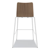 Ruck Laminate Task Stool, Supports Up To 300 Lb, 30" Seat Height, Pinnacle Seat/base, Silver Frame