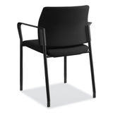 Accommodate Series Guest Chair With Fixed Arms, 23.25" X 22.25" X 32", Black Seat, Black Back, Charblack Base, 2/carton