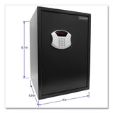 Digital Steel Security Safe With Drop Slot, 15 X 7.8 X 22, 2.87 Cu Ft, Black