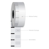 Sticky Media, 1.57" X 375 Ft, White, 12 Rolls/carton