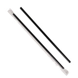 Jumbo Straws, 9", Black, 2,000/carton