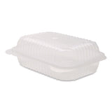 Polypropylene Plastic Hinged Container, 6 X 9 X 2.97, Clear, Plastic, 125/pack, 2 Packs/carton