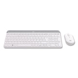 Mk470 Slim Wireless Keyboard And Mouse Combo, 2.4 Ghz/33 Ft Wireless Range, Off-white