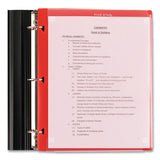 Two-pocket Portfolio Clear View, 11" X 8.5", Randomly Assorted