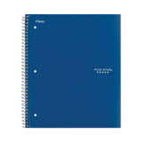 Wirebound Notebook, 1-subject, Medium/college Rule, Randomly Assorted Cover Color, (100) 11 X 8.5 Sheets, 6/pack