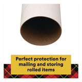 Mailing Tube, 48" Long, 4" Diameter, White