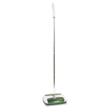 Quick Floor Sweeper, 46" Handle, White/green