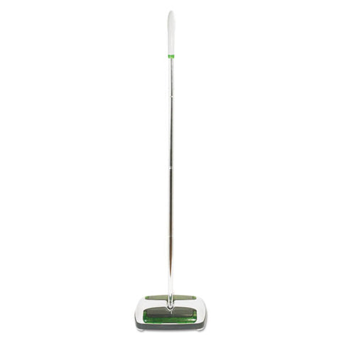 Quick Floor Sweeper, 46" Handle, White/green