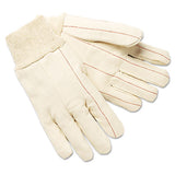 Double-palm Hot Mill Gloves, Men's, Cotton, Dozen