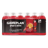 Gameplan Sports Drink, Fruit Punch, 20 Oz Bottle, 24/carton