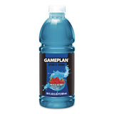 Gameplan Sports Drink, Mixed Berry, 20 Oz Bottle, 24/carton