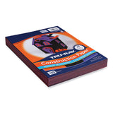 Tru-ray Construction Paper, 70 Lb Text Weight, 9 X 12, Assorted Halloween Colors, 150/pack