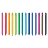 Inkjoy Gel Pen, Retractable, Medium 0.7 Mm, Assorted Ink And Barrel Colors, 14/pack