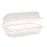 Hoagie Hinged Lid Container, 9 X 5.5 X 3.2, Clear, Plastic, 220/carton