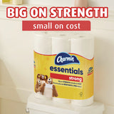 Essentials Strong Bathroom Tissue, Septic Safe, 1-ply, White, 429/roll, 12 Rolls/pack