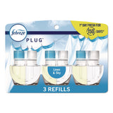 Plug Air Freshener Refills, Linen And Sky, 2.63 Oz, 3/pack, 6 Packs/carton