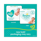 Sensitive Baby Wipes, 1-ply, 6.8 X 7,  Unscented, White, 56/pack