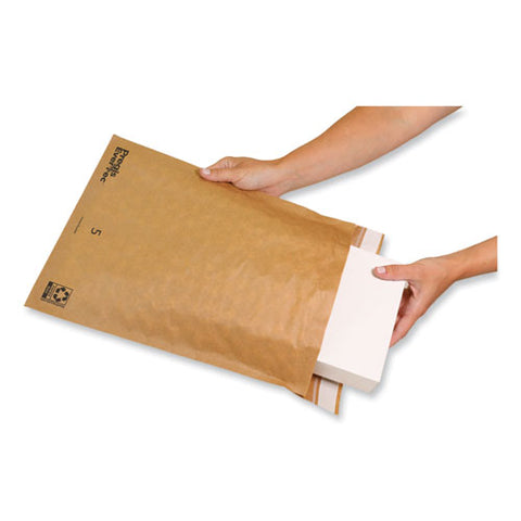 Evertec Curbside Recyclable Padded Mailer, #5, Kraft Paper, Self-adhesive Closure, 12 X 15, Brown, 100/carton