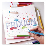 Frixion Fineliner Erasable Porous Point Pen, Stick, Fine 0.7 Mm, Assorted Ink, Assorted Barrel, 12/pack