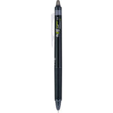 Frixion Synergy Clicker Erasable Gel Pen, Retractable, Extra-fine 0.5 Mm, Black Ink, Black/smoke Barrel, Dozen