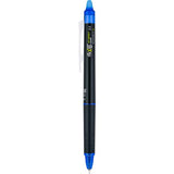 Frixion Synergy Clicker Erasable Gel Pen, Retractable, Extra-fine 0.5 Mm, Blue Ink, Black/blue Barrel, Dozen