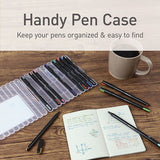 Pentonic Gel Stick Pen Set, (4) 0.6mm Fine Tip, (6) 0.7mm Fine Tip, (2) 1 Mm Medium Tip, Assorted Ink/barrel Colors, 12/pack