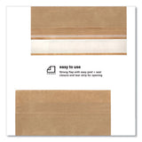 Expandable Mailer, Self-adhesive Closure, 13.5 X 15.37 X 2.5, Kraft, 250/carton