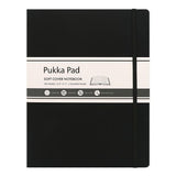 Soft Cover Notebook, College Rule, Black Cover, (96) 11 X 8.5 Sheets