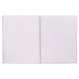 Soft Cover Notebook, College Rule, Pebble Cover, (96) 11 X 8.5 Sheets