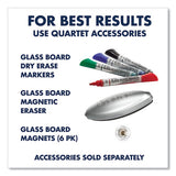 Invisamount Vertical Magnetic Glass Dry-erase Boards, 48 X 85, White Surface