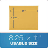 Kraft Bubble Mailers, Barrier Bubble Cushion, Redi-seal Adhesive Closure, 8.25 X 11, Brown Kraft, 25/pack