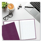 Executive Notebook, 1-subject, Medium/college Rule, Grape Cover, (72) 9.25 X 7.25 Sheets